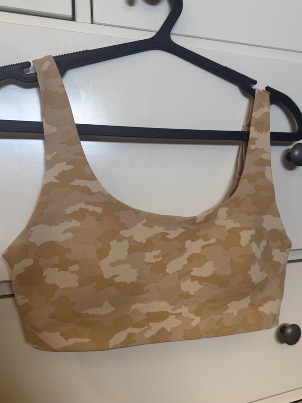 lululemon athletica Beige Camo Light Tan Sports Bra